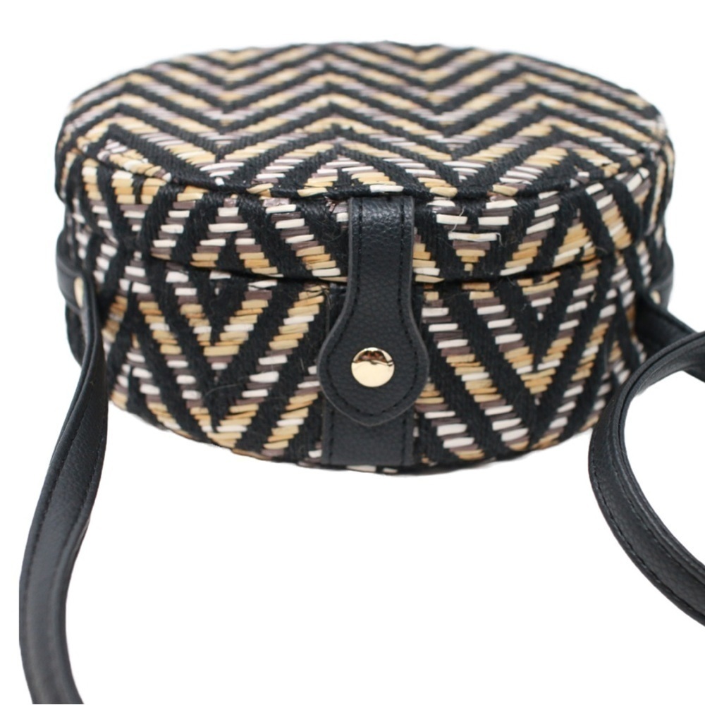 Lionel Javanna Woven Circle Crossbody‎ Bag - Picture 3 of 10